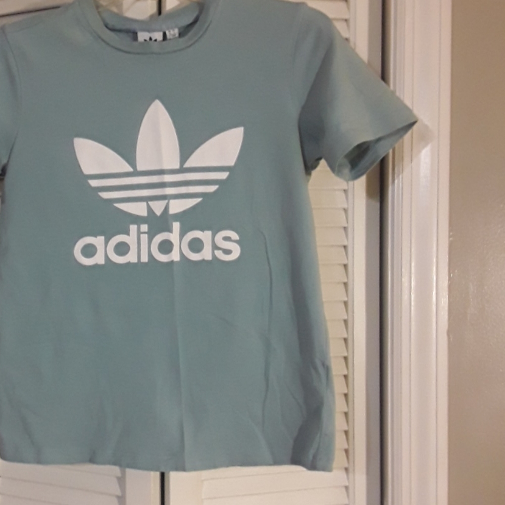 Powder blue Adidas t-shirt